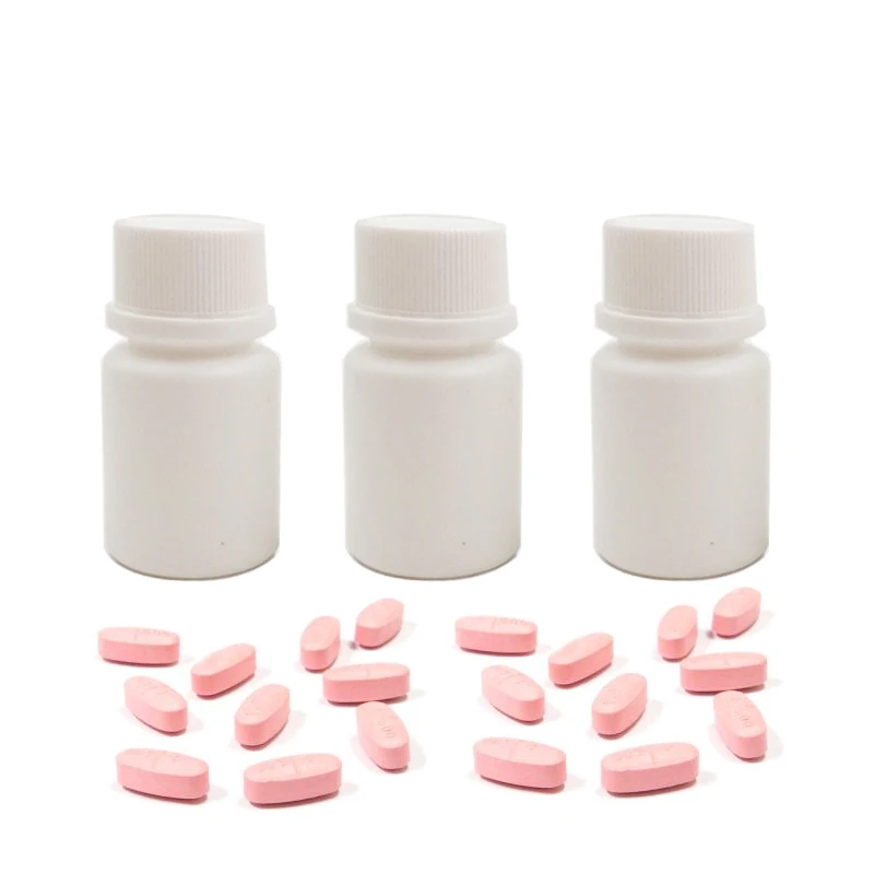 Free shipping for 50pcs 20cc HDPE pill bottles, medicine pill bottles with tamper proof cap, HDPE white mini healthy bottles