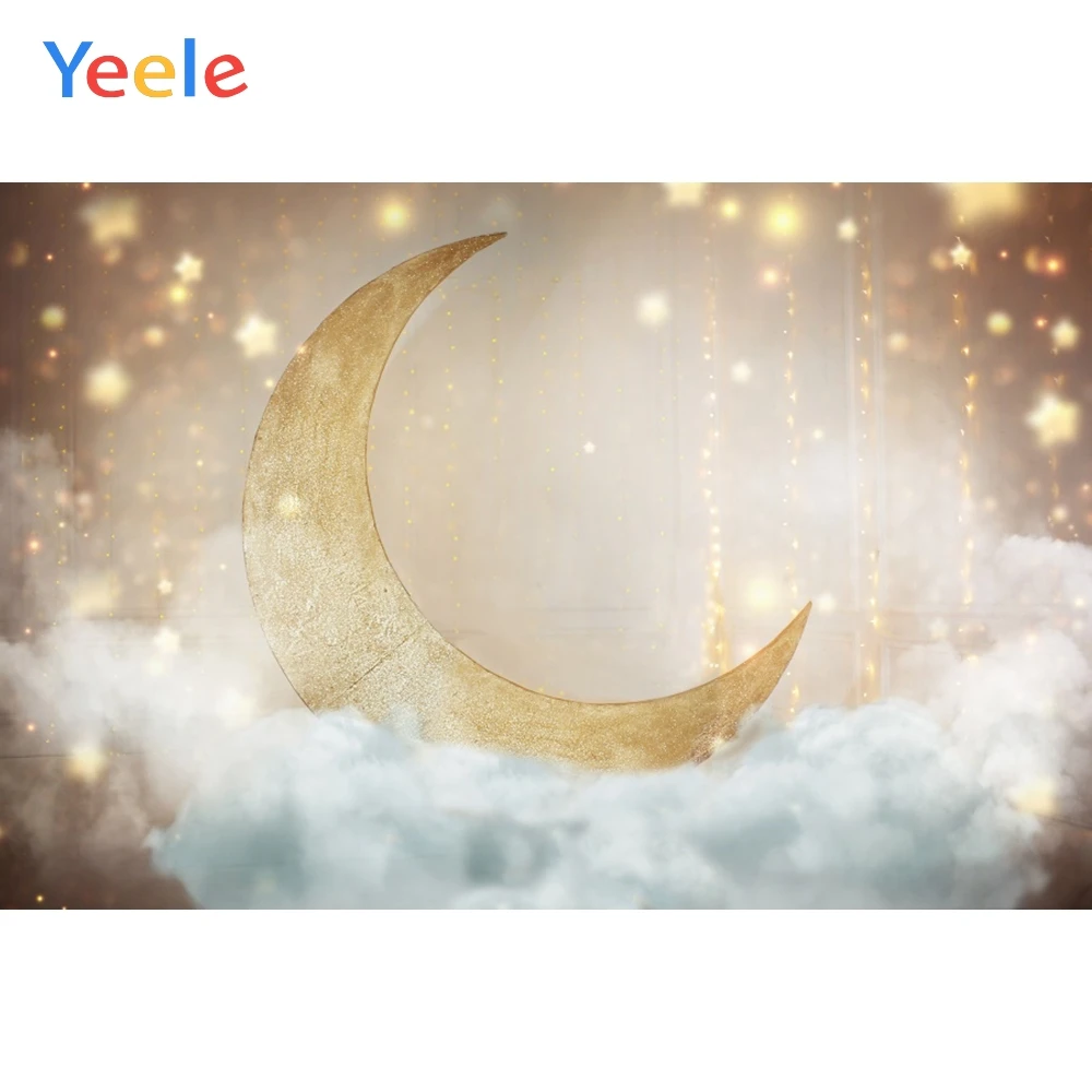 Yeele Dreamlike-خلفية للتصوير الفوتوغرافي على شكل نجمة ، خلفية ضوء القمر ، خلفية للتصوير الفوتوغرافي ، استوديو الصور