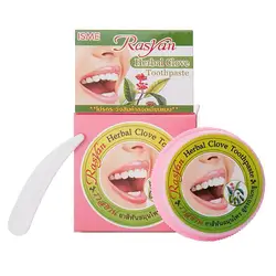 Clareamento antibacteriano tailandês para dentes, creme dental com ervas naturais l0e8