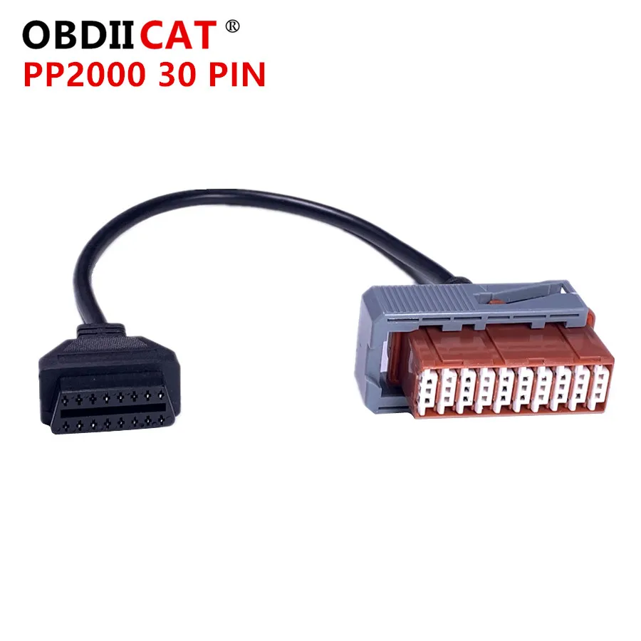 

OBDIICAT Cable For Peugout Citren 30pin 30 pin to OBD 16 pin 16pin Cable Connector