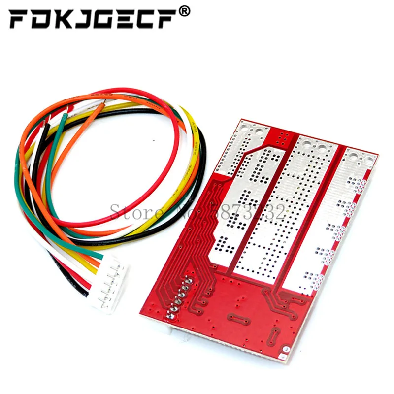 3S 4S 5S 50A BMS Board/ 55A 3.7V Lithium battery protection board/3.2V iron phosphate/LiFePO4 battery BMS board with Balance