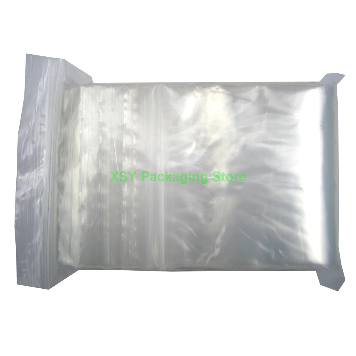 1.5 Mil Plastic Zipper Bags EXTERIOR SIZE (Width 1.5\