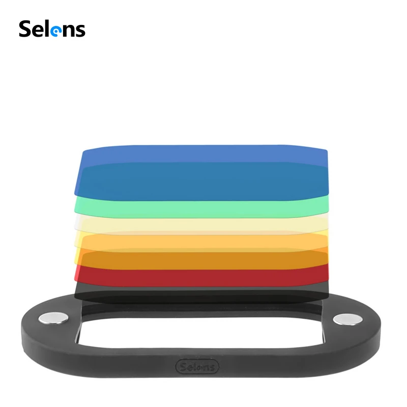 

Ready Stock 8PCS Selens Colorful Flash Gel Filter for DSLR Camera For Canon Nikon Yongnuo Flash Speedlite