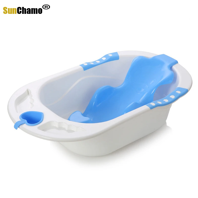 2022 Fashion Folding Baby Shower Bathtub Safety Security Children Seat Folding Non-Slip Bathtub Body Clean Bathroom Accessories