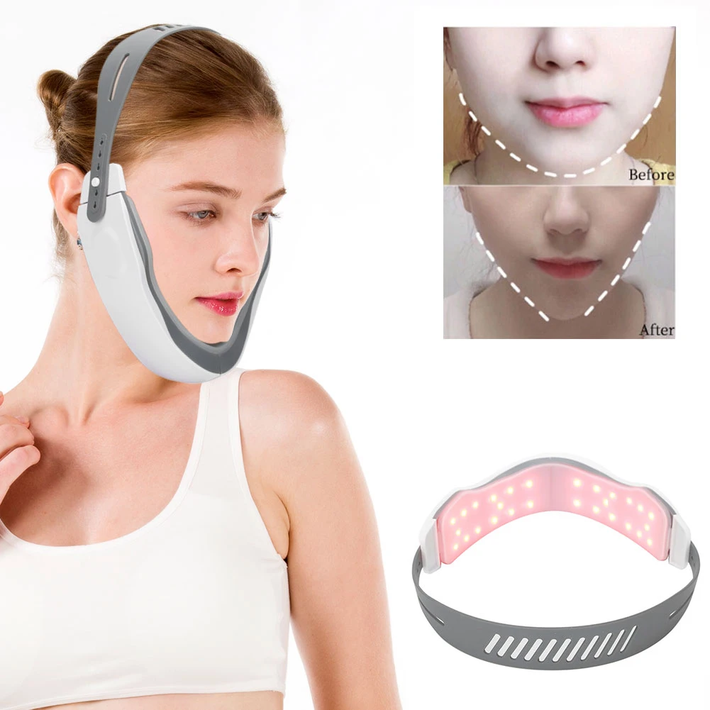 Profession Face Lifting Device Facial Lifting Reduce Double Chin Device V Line Up Lift Belt Red Blue LED Photon Therapy Machines