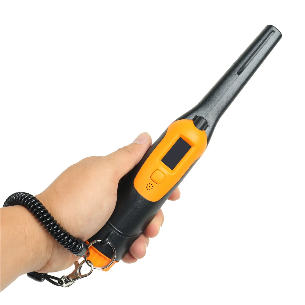 Fully Waterproof Pinpoint LCD Metal Detector Pinpointer 360°Search Treasure Waterproof Up to Underwater 40ft Pinpointing Finder