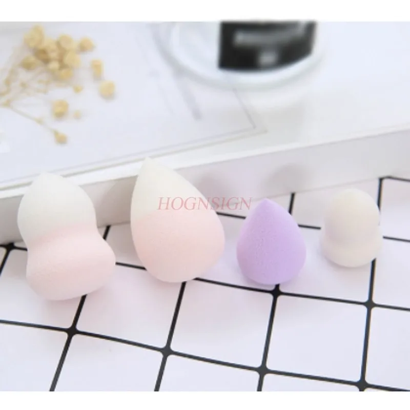 Gourd Two-color Puff Combination Set Makeup Beauty Value 4 Pack Wet And Dry Makeup Sponge Sale