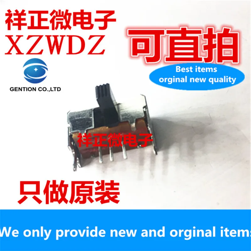 

10pcs 100% orginal new real stock SSSF110500 sliding toggle switch 3 feet 2 gears side feet 5 feet with bracket Bing length 6MM