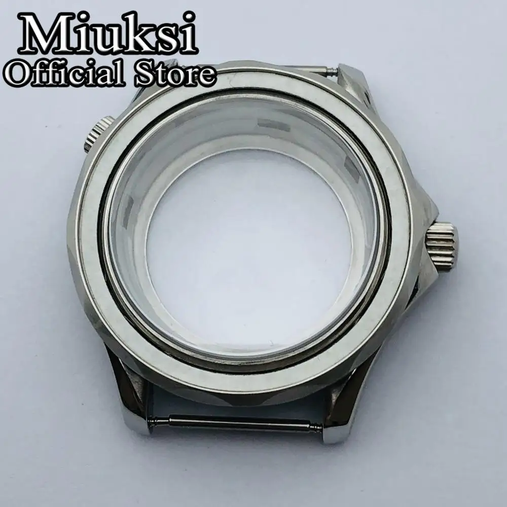 Miuksi 41mm case sapphire glass fit ETA2824 2836 NH35 NH36 Mingzhu DG2813 3804 Miyota 8205 8215 821A PT5000 Seagull2130 movement