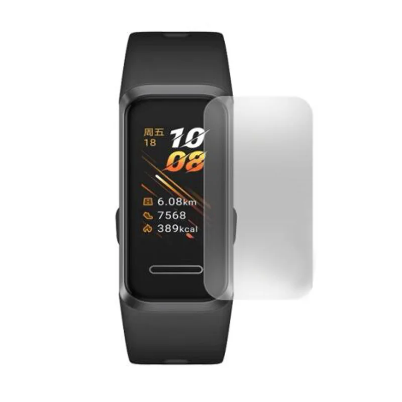 5pcs TPU Trasparente Smartband di Protezione Della Pellicola Della Protezione Per Huawei Fascia 4 Astuto Della Vigilanza Band4 Wristband Pieno Protezione Dello Schermo copertura