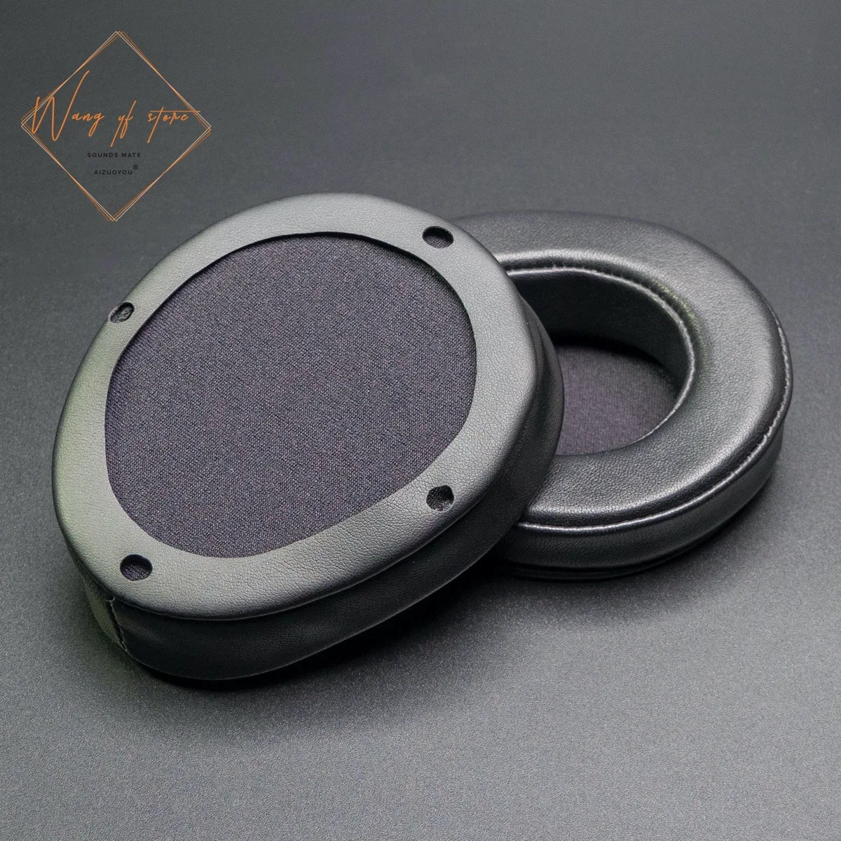 Sheepskin Ear Pads Foam Cushion For AudioQuest Aq NightHawk Headphone EarPad Real Leather Lambskin