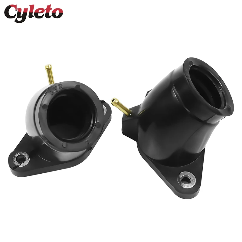 Carburetor Intake Manifold Interface Adapter for Yamaha XVS650 Dragstar 650 Custom 97-17 XVS400 XVS 400 XV400 Vstar 400 96-08