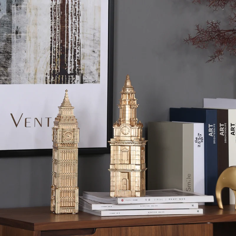 

North Decoration St Paul S Cathedral London Elizabeth Tower Architectural Model Living Room Office Home Soft Decorations