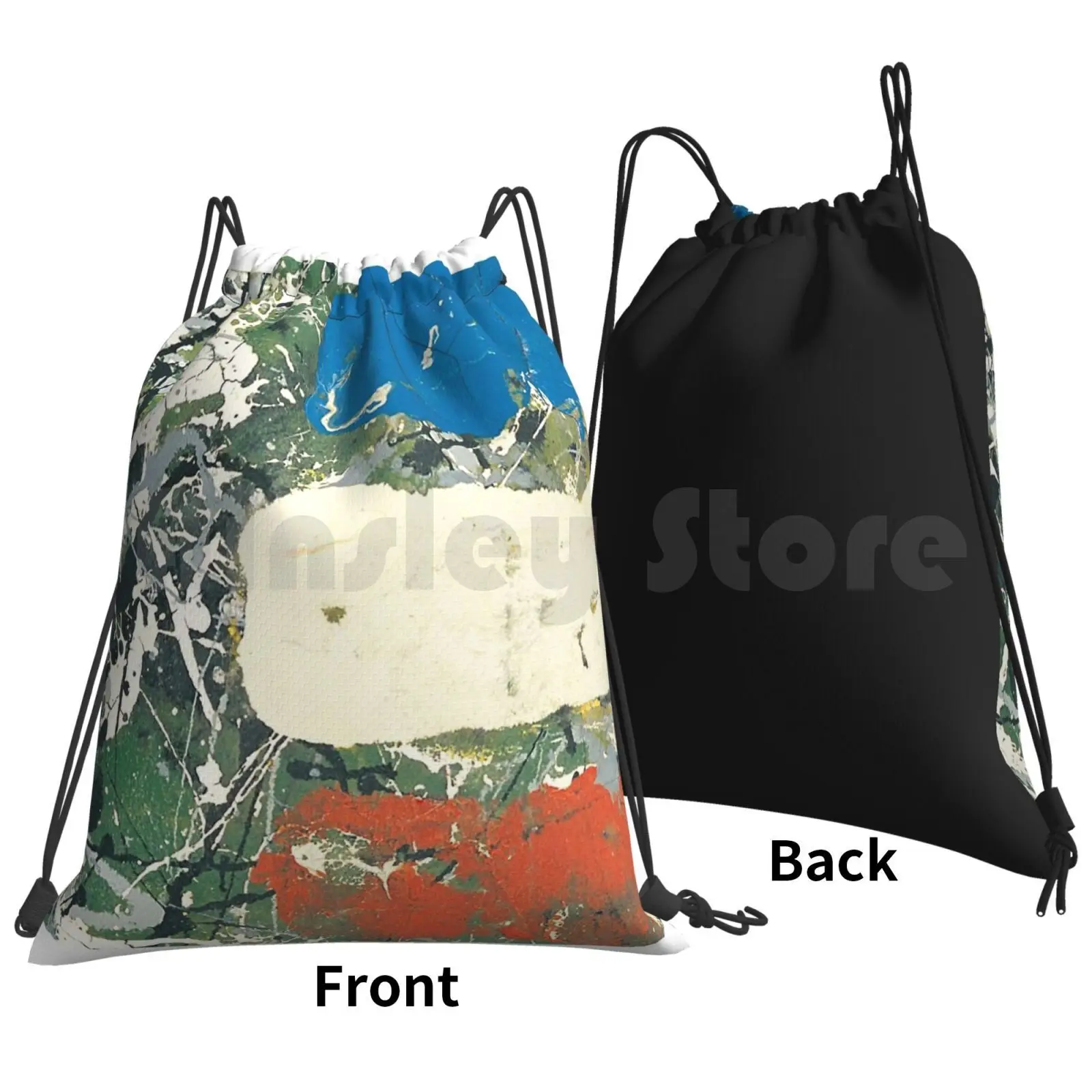 Stone Roses Backpack Drawstring Bag Riding Climbing Gym Bag Stone Roses Baggy New Order Ian Brown John Squire Music Band The