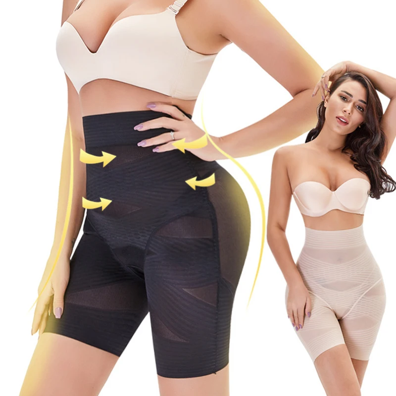 

Thin Seamless Shapers Butt Lifter Panties High Waist Body Shaper Shorts Shapewear Women Waist Trainer Belly Thigh Tummy Control