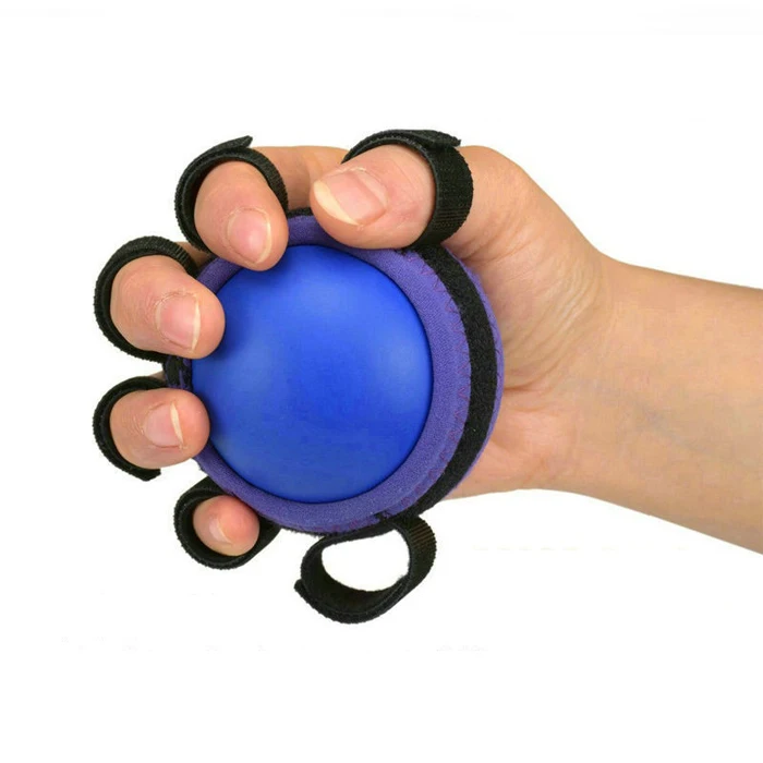 تدريب إعادة تأهيل كرة التدريب على الإصبع لتخفيف السكتة الدماغية والشلل النصفي ومعدات الأصابع المنقسمة يدويًا