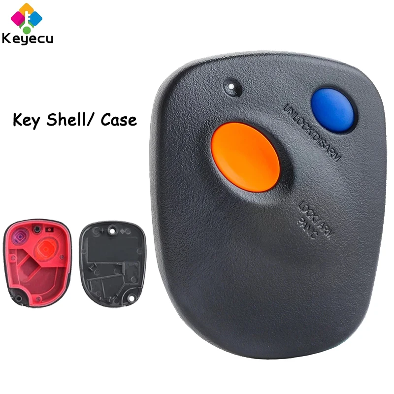 KEYECU Keyless Entry Remote Control Car Key Shell Case Cover Housing With 2 Buttons Fob for Subaru Legacy Impreza Outback Baja