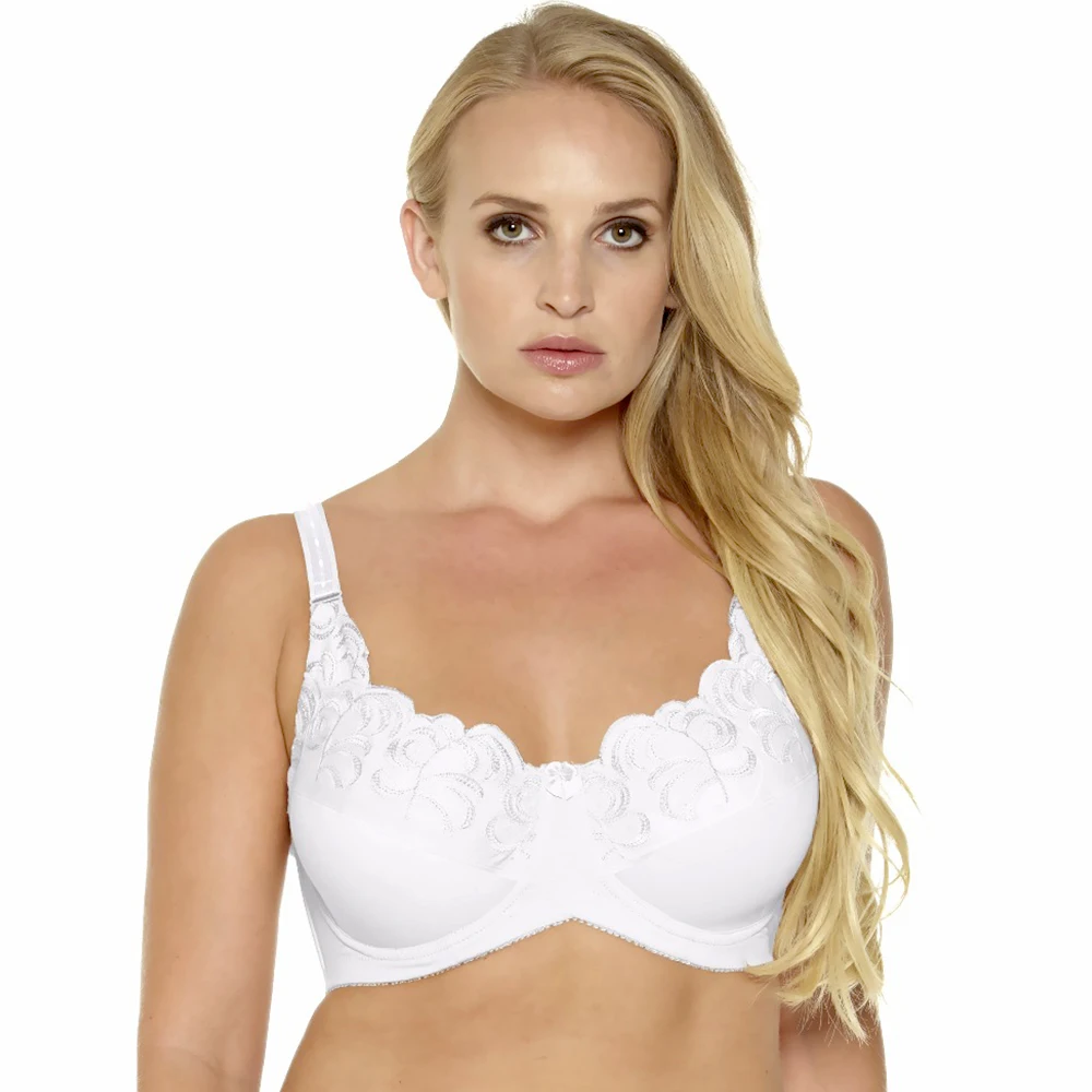 Ata erside-Soutien-gorge non rembourré grande taille pour femme, sous-vêtement bralette, lingerie grande taille, 36-46 C, D, esse, Desse, E, F, G,