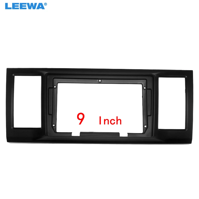 

LEEWA автомобильная аудиосистема 2DIN Fascia Frame Adapter для Volkswagen Caravelle 9-дюймовый большой экран DVD-плеер приборная панель рамка Комплект # CA6790