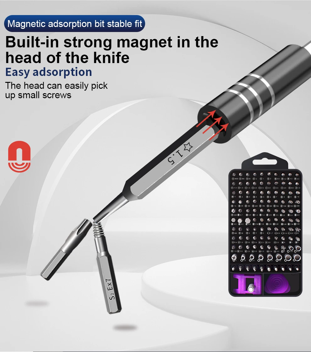 Screwdriver Set CR-V Steel Screwdrivers Kits Multi-function Precision Mobile Phone Repair Device Torx Heagon Screw Hand Tools