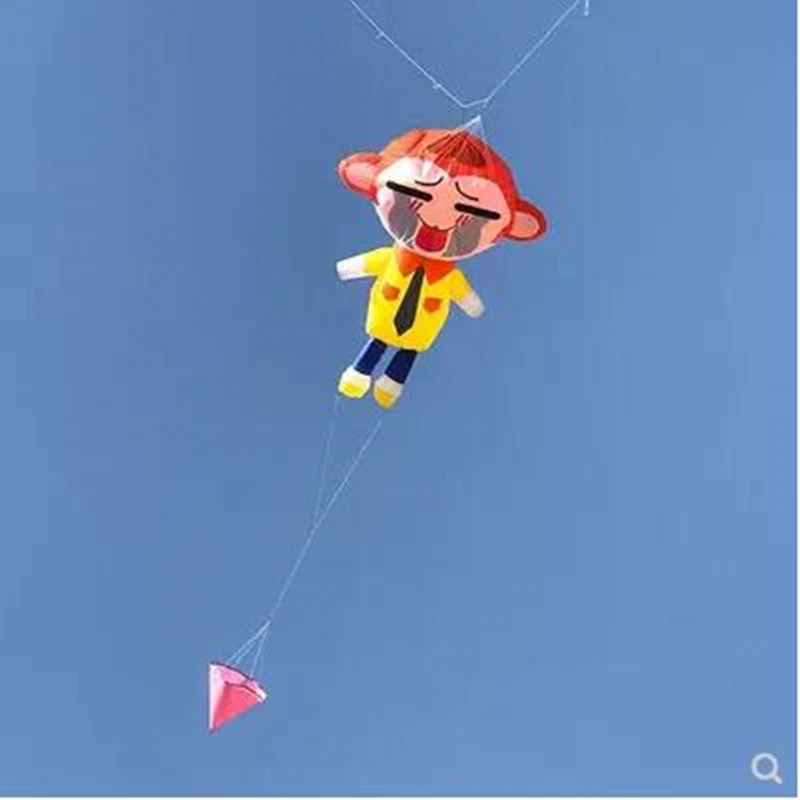 free shipping monkey soft kite pendant fabric outdoor toys animal kite wheel ripstop nylon kite flying octopus soft kite fabric