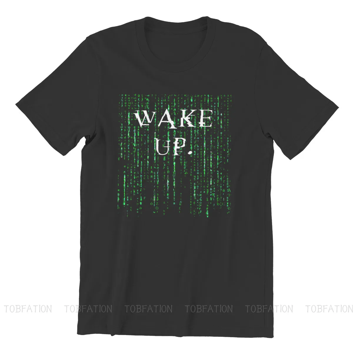 Wake Up Neo Unique TShirt The Matrix Neo Anderson Morpheus Film Top Quality Creative Gift Clothes  T Shirt Short Sleeve Ofertas