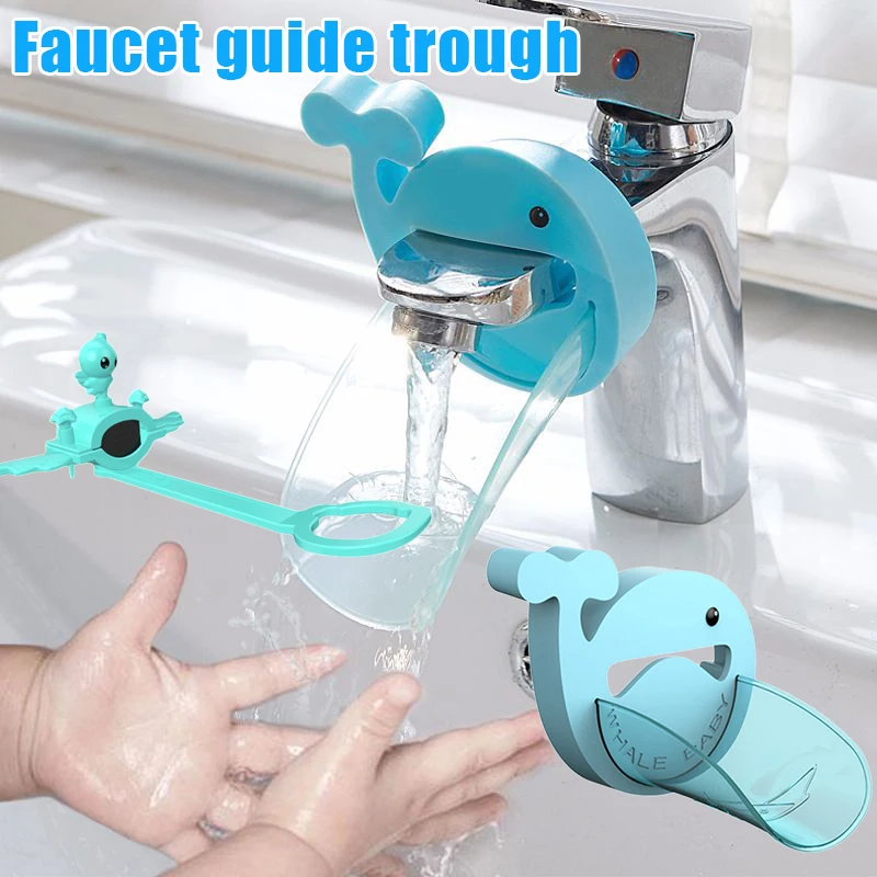 

Faucet Water Guide Faucet Handle Sink Extender Long Water Hand Washing Device Kitchen Bathroom Accessories For Baby Children