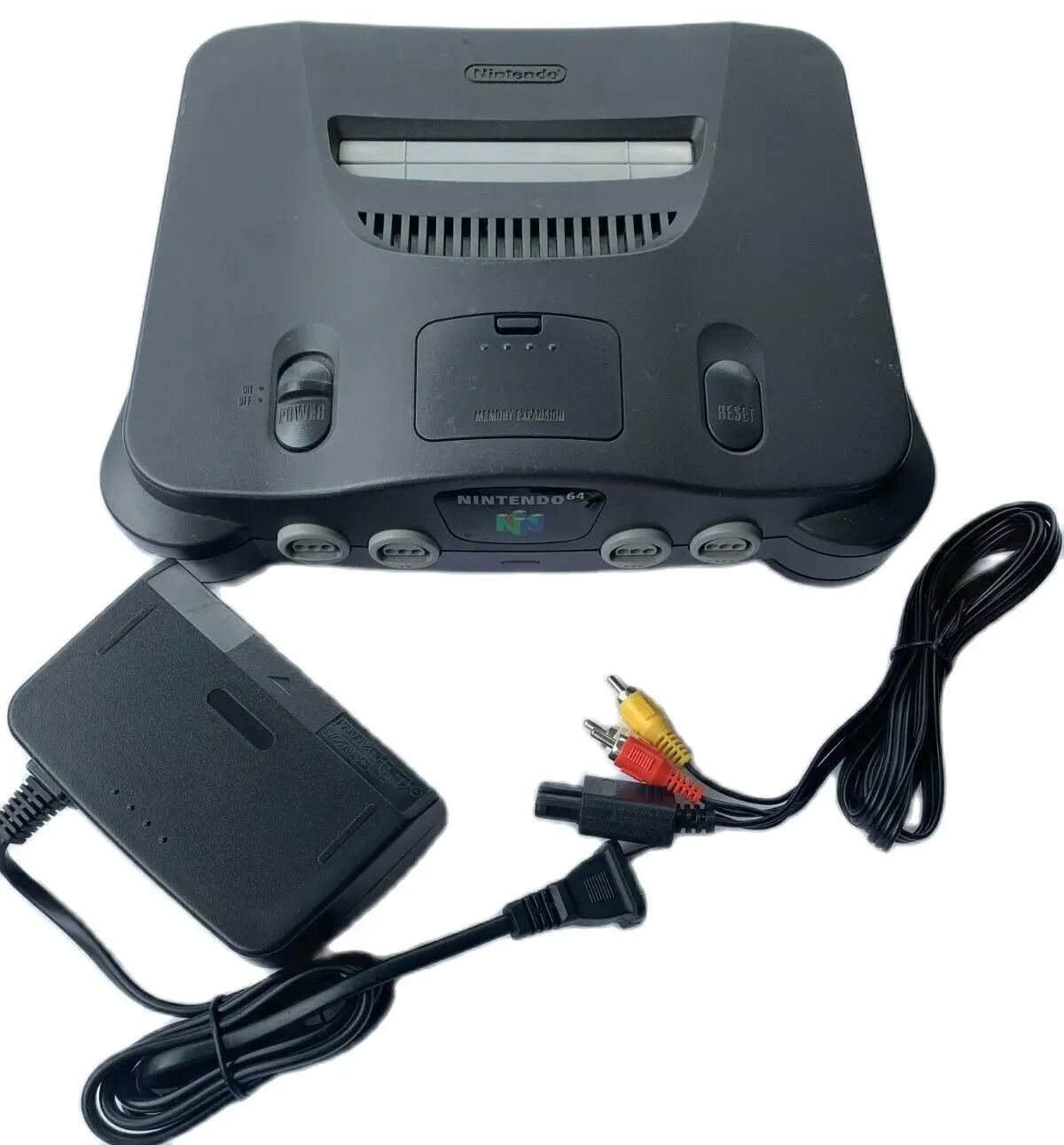 Retro Nintendo N64 Black Console 64 System Replacement Console Good Tested Arcade Video Game Only Console
