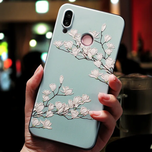 For Huawei p30 lite Case 3D Relief Emboss Soft Silicon Phone Back Cover For Huawei p20 lite p30lite phone cases p 30 P60 Pro