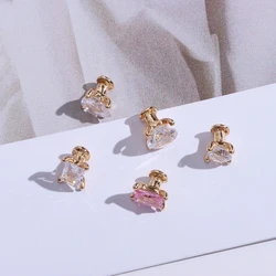 Square Rhinestone Decorative Charms For Apple Watch Band Silicone Bracelet Metal Decorative for iwatch Sport Strap Accessories