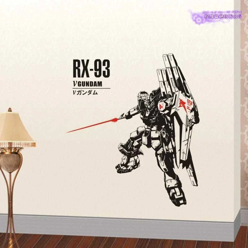 gundam-calcomania-de-pared-de-rx-93-pegatinas-de-vinilo-decoracion-del-hogar-anime-v-gundam-pegatina-para-coche