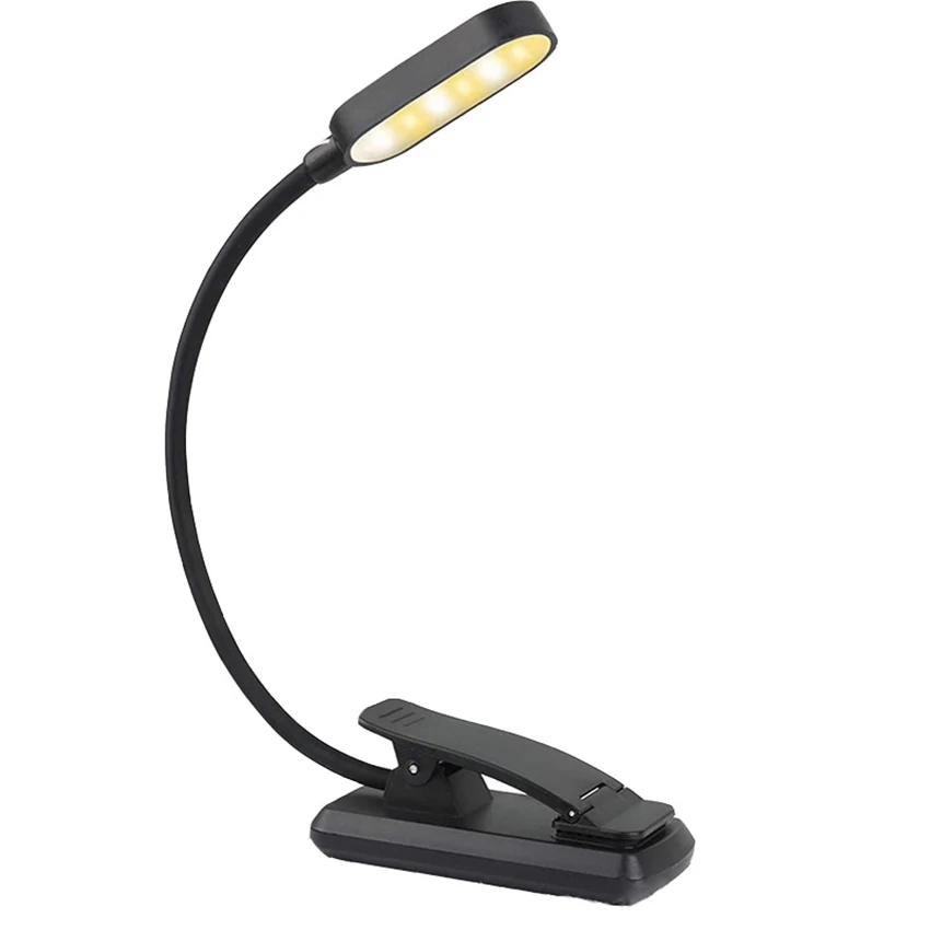 Rechargeable 9 LED Book Light, 3 Colortemperature x 3 Brightness, Reading Lights for Reading in Bed, Perfect Gift for Kids