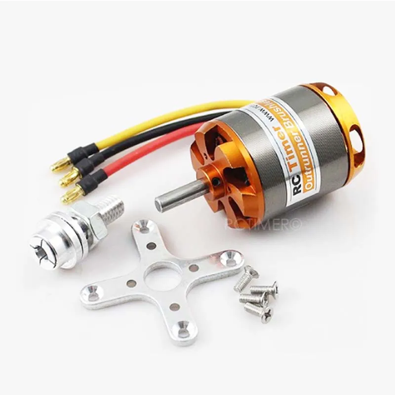 RCTimer 3548 1100KV 900KV 790KV Outrunner Brushless Motor 5.0mm Shaft 70A ESC for DIY RC Multi-Rotor Quadcopter Helicopter