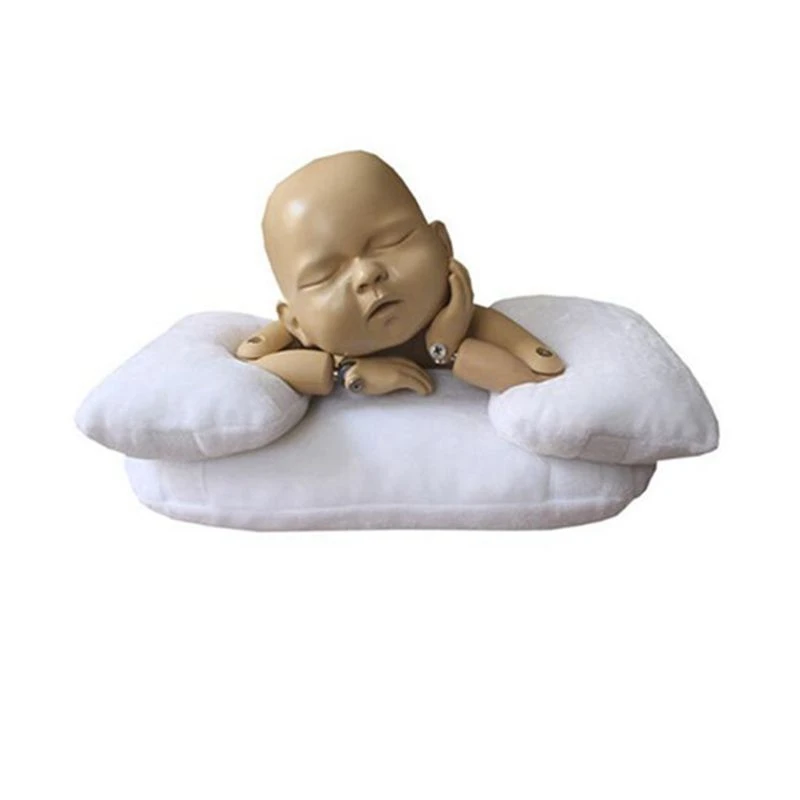 3 Pieces Set Newborn Photography Props Posing Pillow Baby Cushion Infant Positioner Studio Accessories Photo Booth Shoot Basket