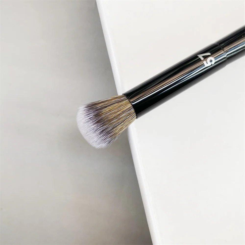 PRO Concealer Makeup Brush #57 - Black Round Concealer Blending Highlighting Airbrushed Cosmetics Beauty Tools