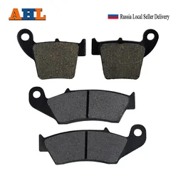 AHL Front & Rear Motorcycle Brake Pads For Honda CR125R CRF250 CRF450 CR125R  CRF250R CRF250X CRF450R CRF450X FA185 FA346