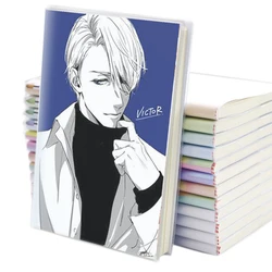 Manga Yuri On Ice Viktor Poster Notebook Note Book Writing Pad Anime Figure Figura Otabek Plisetsky Nikiforov Yurio Wig Cosplay