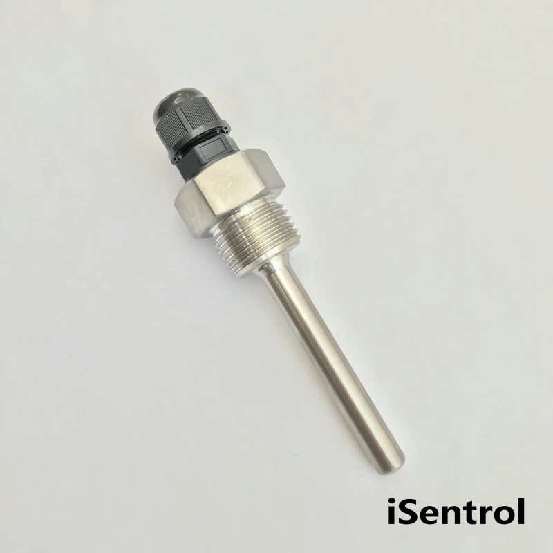 2 Sensor Thermowell Immersion Sleeve Pocket Stainless Steel 304 BSP1/2