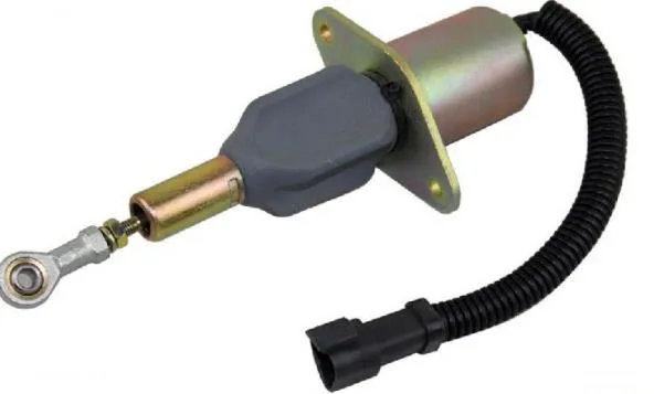 NEW DIESEL SHUT OFF SOLENOID 4063712 Generator 6CT 8.3L 24V Excavator flameout Fuel cutoff solenoid, Solenoid Switch