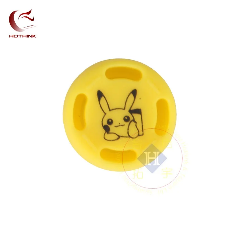 HOTHINK-Accesorios de tapas de agarre de silicona para Nintendo Switch, funda protectora para mando de NS, Joystick, 1 par