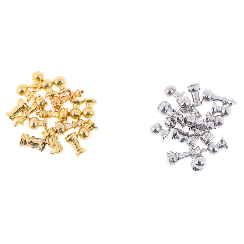 Mini 1/12 Skala Dollhouse Miniatur Internationalen Schach Set Pretend Spielen Puppe Haus Möbel Hause Dekoration Zubehör Spielzeug