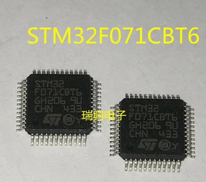 

MeiMxy 5PCS new imported original STM32F071 STM32F071CBT6 STM32F100C4T6B LQFP-48 STM32F071RBT6 LQFP-64 microcontrolle