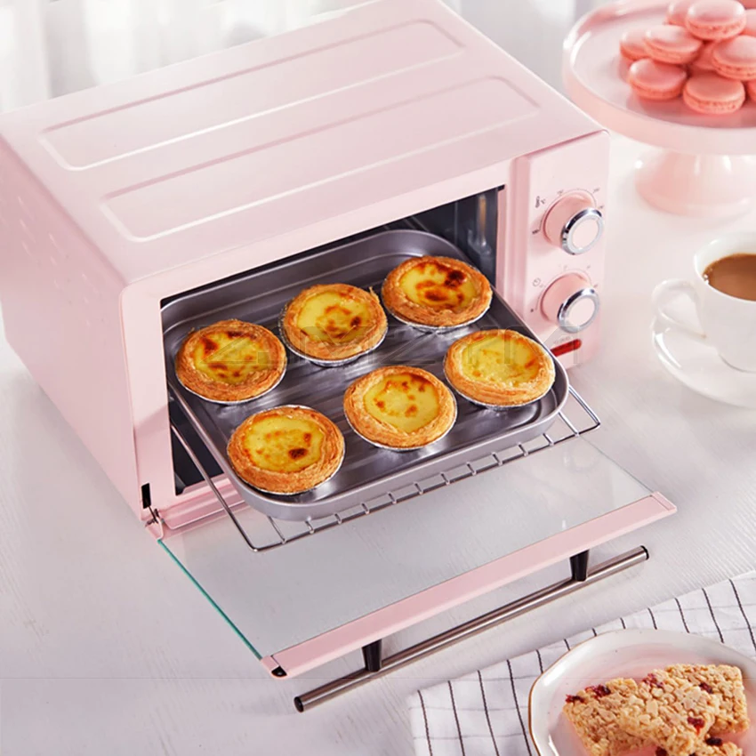 11L Electric Oven Household Baking Small Mini Oven Multifunctional Baking Oven 1000W with 60min Timing Adjustable Temperature