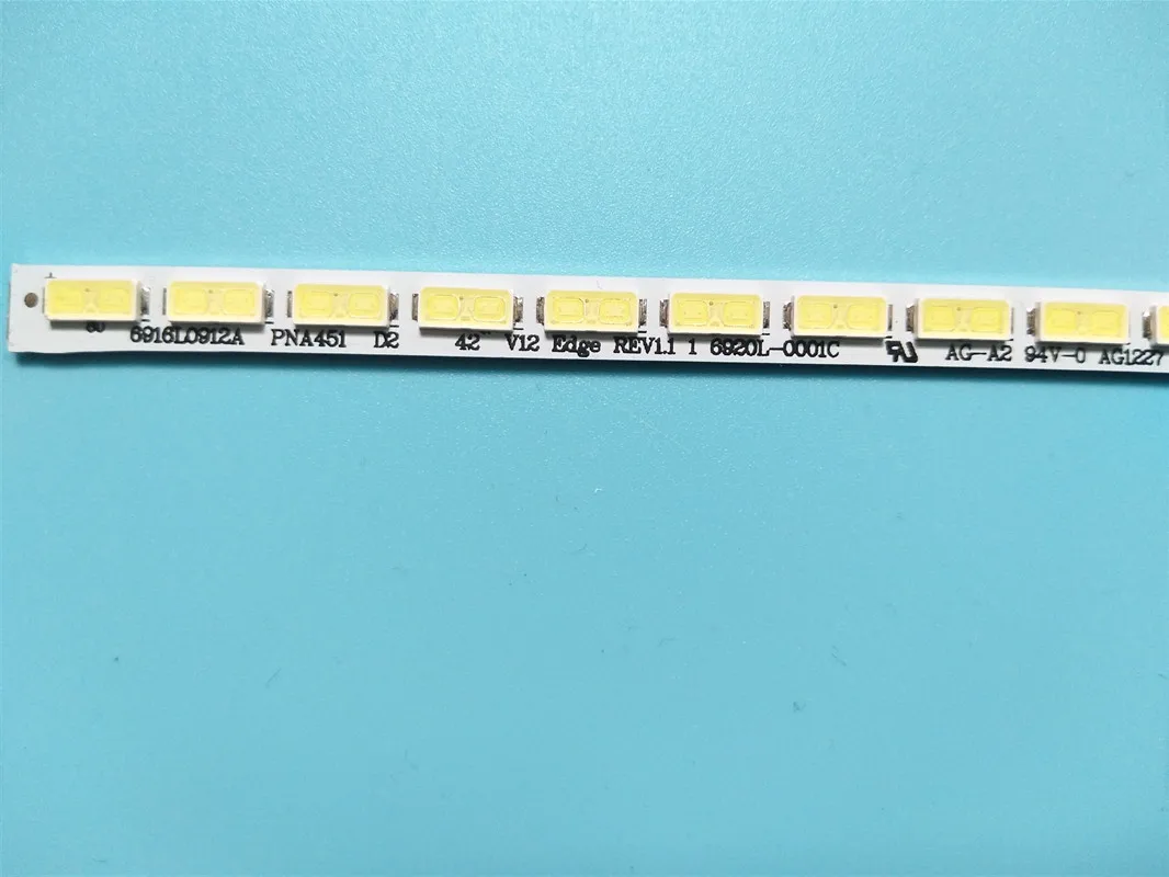 TV LED Array bar untuk LG Strips Strips LED Backlight strip matriks LED lampu lensa band 42 "V12 Edge REV1.0 REV1.1