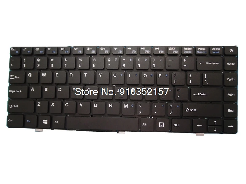 Laptop Keyboard For Vestel V note 1341 English US Turkey TR Black Without Frame New