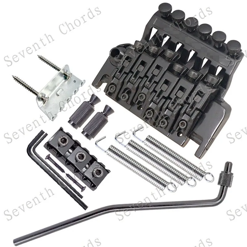 Ein Set Vintage-Tremolo-Brücke mit Doppelverriegelungssystem für E-Gitarren-Zubehörteile und Musikinstrumente – Detail 1