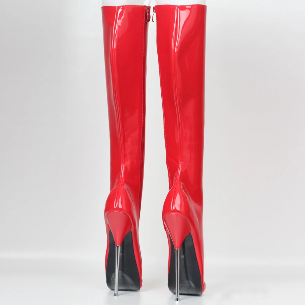 JIALUOWEI 7 Inch High Heel Fashion Female Ballet knee High Boots