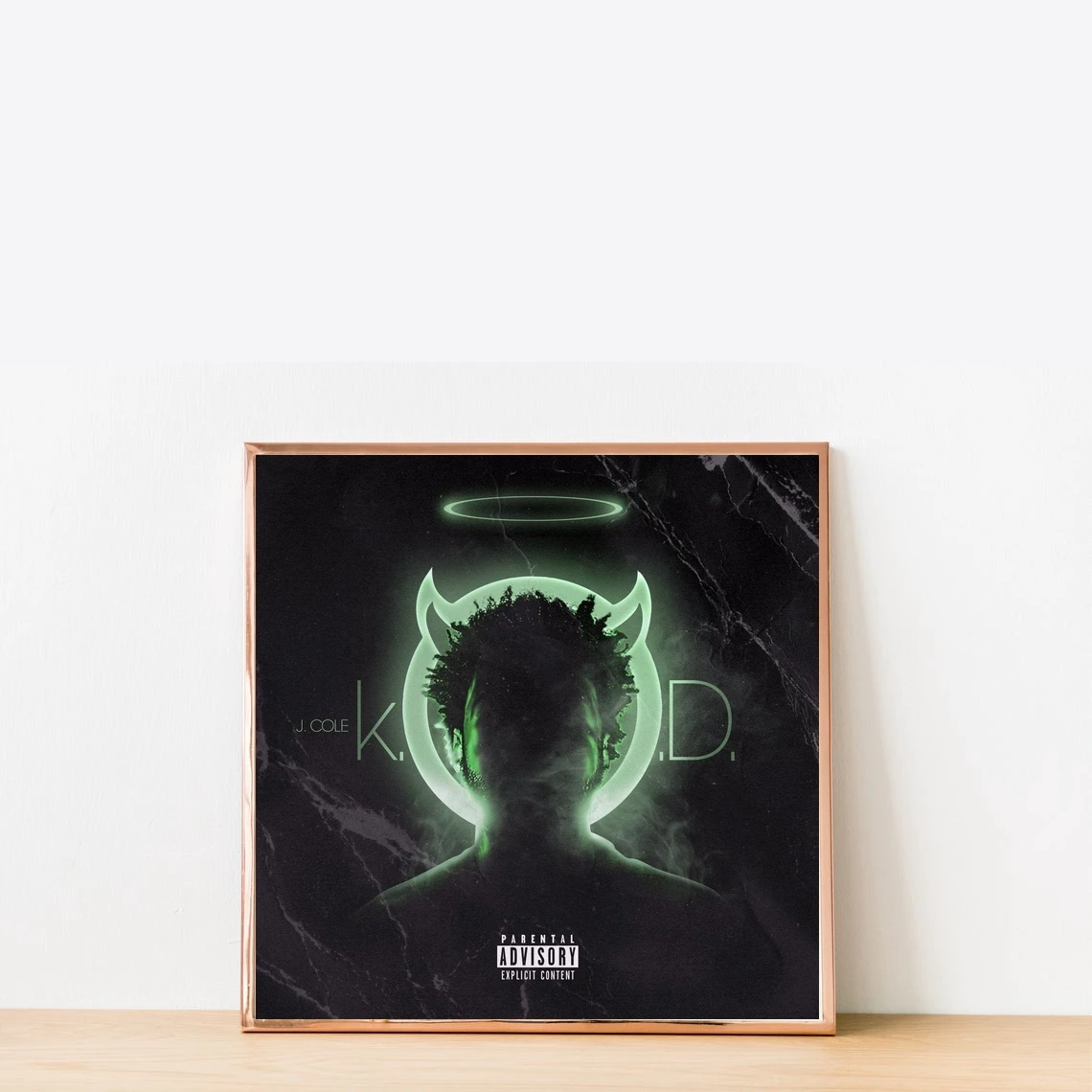J. Cole KOD ألبوم الموسيقى المشارك قماش طباعة ديكور المنزل طلاء جدران (بدون إطار)