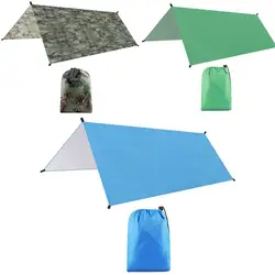 Auvent de bâche de mouche imperméable, tente d'ombrage de jardin, pare-soleil d'amendements, hamac de camping, abri solaire de plage touristique, équipement de camping