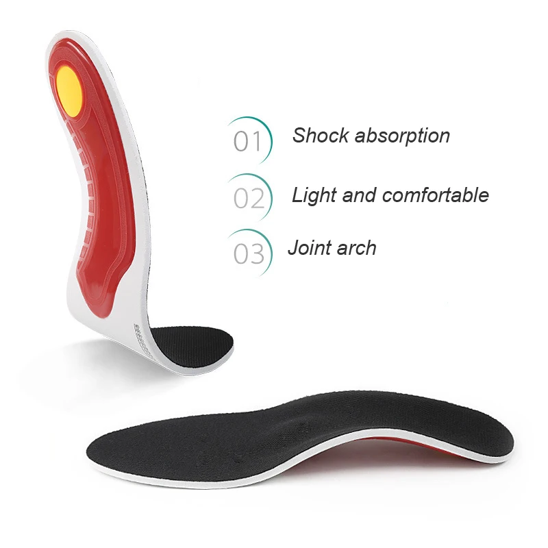 Orthotic Arch Support Insoles 3D high Arch Support Flat Feet For Women Men orthopedic Foot Pain Pad